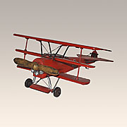 Blechmodell Red Baron Fokker DR1 Nr. 37197