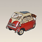 Geschenkidee · BMW Isetta mit Koffer 1957