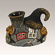Geschenkidee · Aromalampe „Häuser” grau Nr. 16425