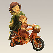 Schutzengel mit Mädchen auf Fahrrad Nr. 16464