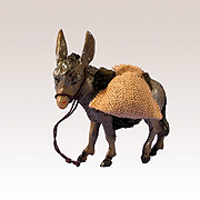 Stehender Esel mit Gepäck 22 cm