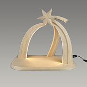 Vergrößern Stall zur Rowi Krippe für 20 cm Figuren