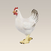 Krippenfigur · Weiße Henne stehend Nr. PAKA47200