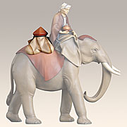 Schmucksattel für Elefant stehend 12 cm