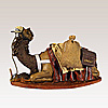 Kamel liegend mit Gepäck 12 und 15 cm
