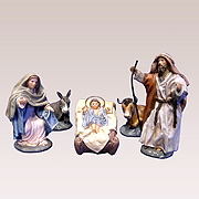 Krippenfigur · Heilige Familie 5-teilig Nr. 28110-81
