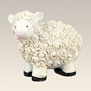 Krippenfigur · Kindliches Schaf mit Blick nach rechts Nr. 17653