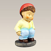 Kindliche Krippenfigur „Caganer” 10 cm