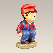 Kindliche Krippenfigur „Caganer” 10 cm