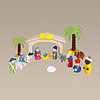 Kinderkrippe aus Holz im 16-tlg. Set