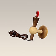 Vergrößern Fackel mit Wandhalter aus Holz, 3,5 Volt