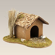 Hundehütte für Fig. 9-12 cm Breite 15 cm Höhe 8 cm