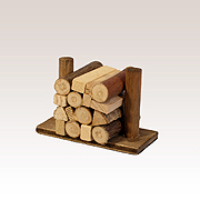 Holzstapel ca. 10x6,5 cm