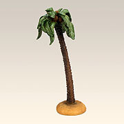 Große Palme aus Polyresin ca. 23 cm hoch