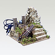 Krippenzubehör · Feuerstelle mit kleiner Treppe Nr. 14234