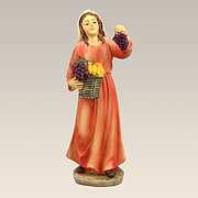 Polyresinfiguren · Hirtin mit Fruchtkorb Nr. 18829