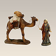 Kamel und Treiber für Figuren von 9 - 10 cm Höhe