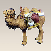 Kamel stehend mit Gepäck für Fig. bis 12 cm Höhe