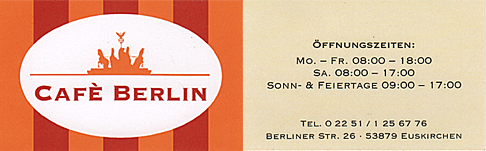 Café Berlin in Euskirchen